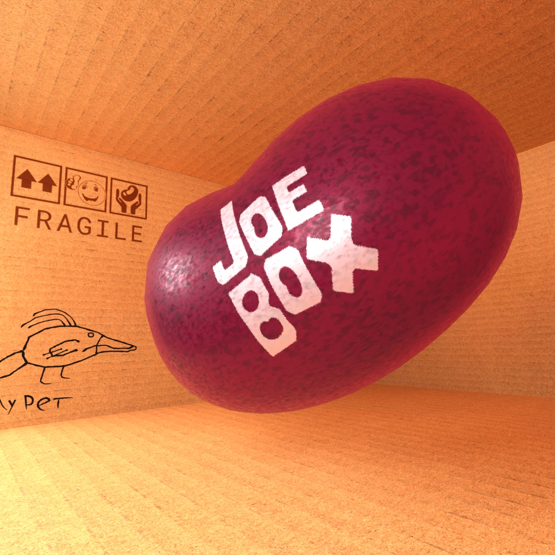 The Joebox branded jellybean