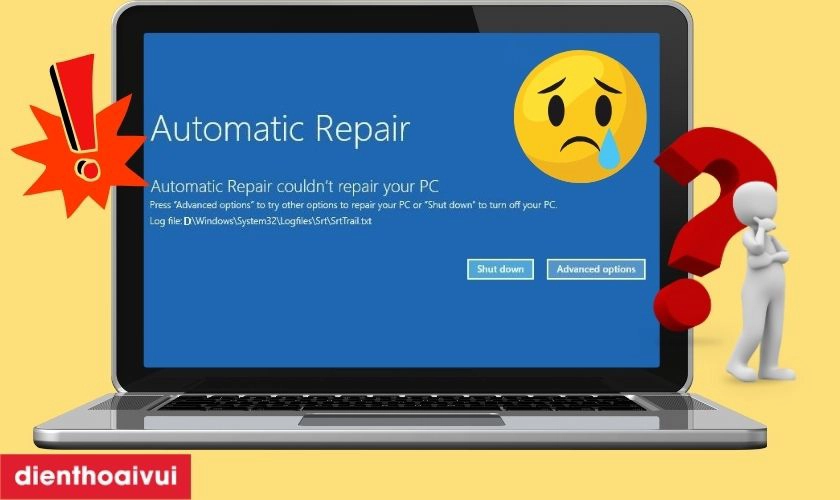 Sửa lỗi Preparing Automatic Repair trên Windows 10 và 11