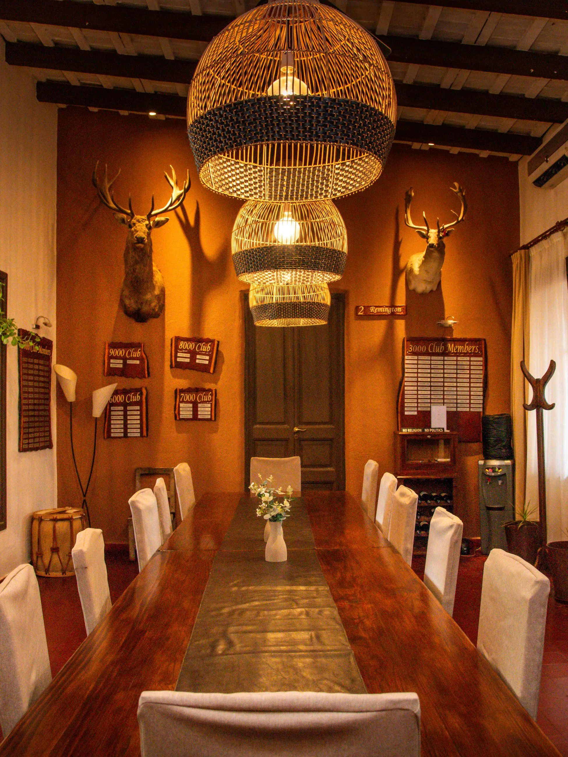 Comedor principal del lodge