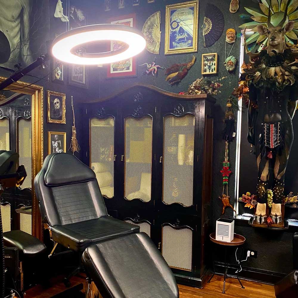 Photo of the inside of Dovetail Tattoo