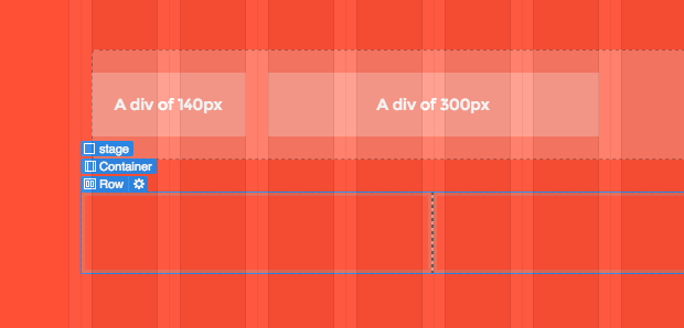 The column element and the Webflow grid