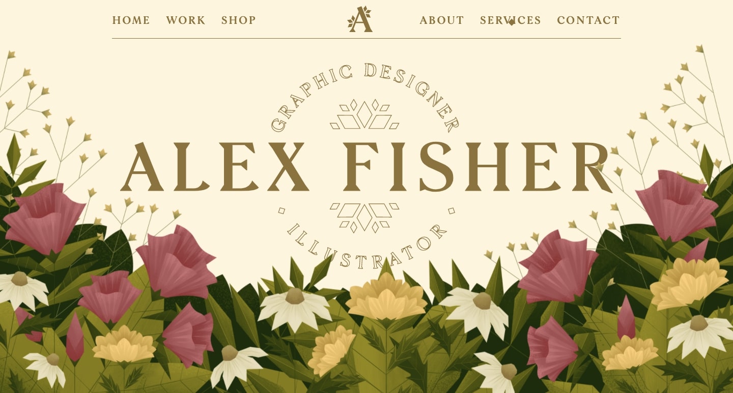 An image of Alex Fisher's Portfolio.