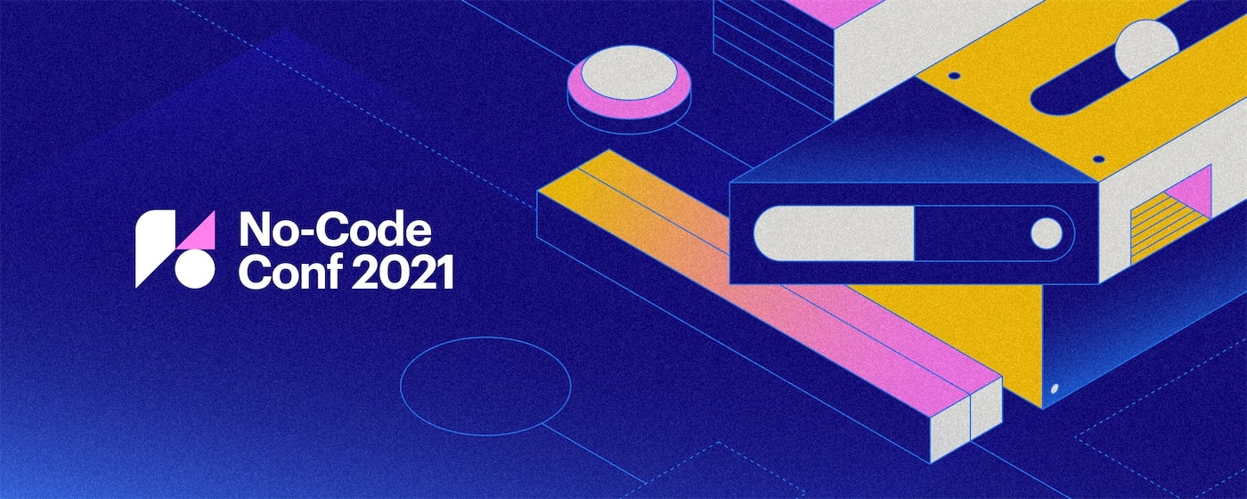 An image with the No Code Conf 2021 logo.