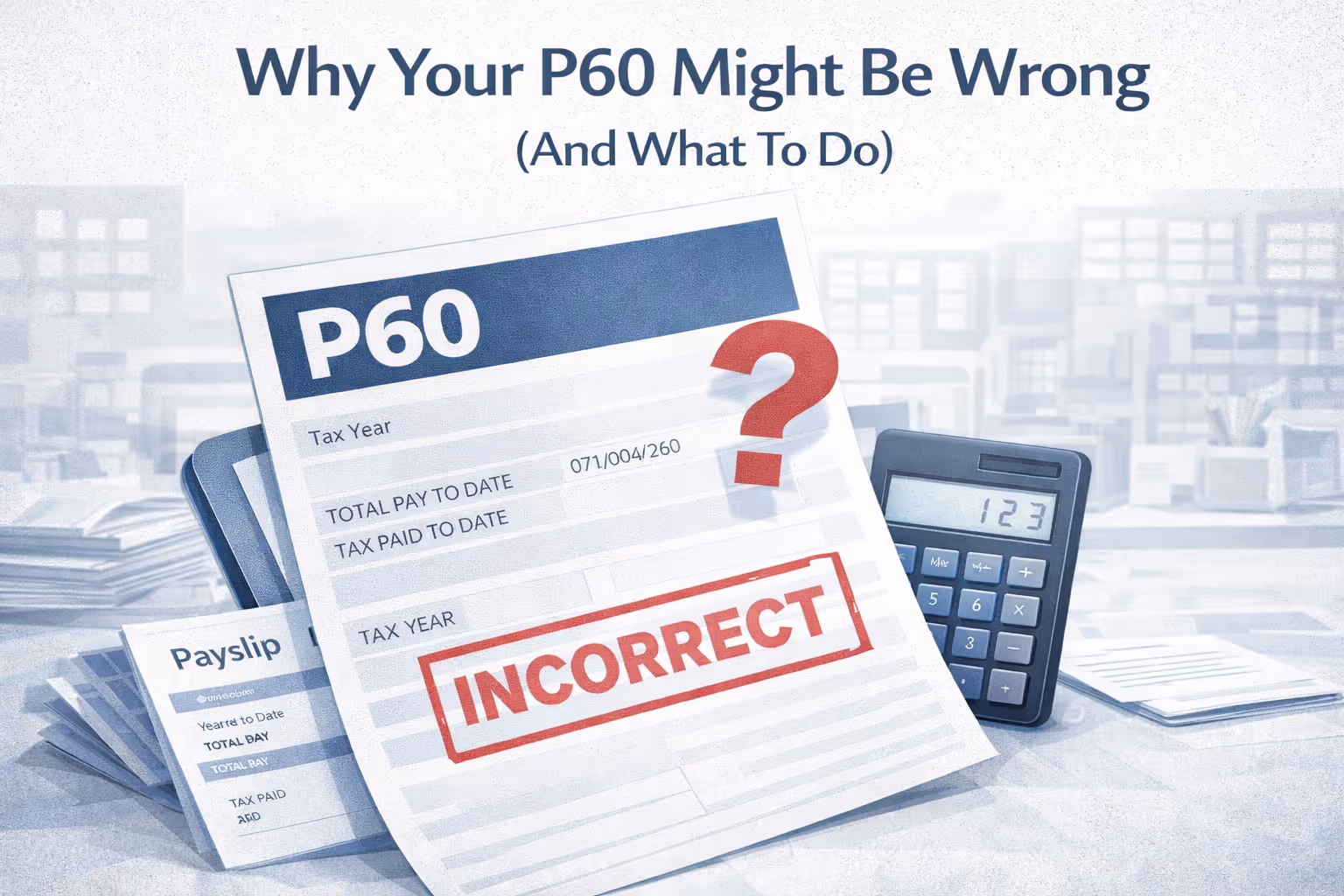 Why Your P60 Might Be Wrong