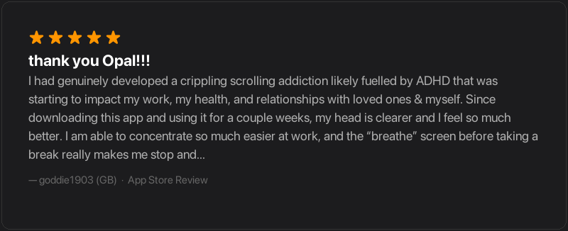 App Store review from goddie1903