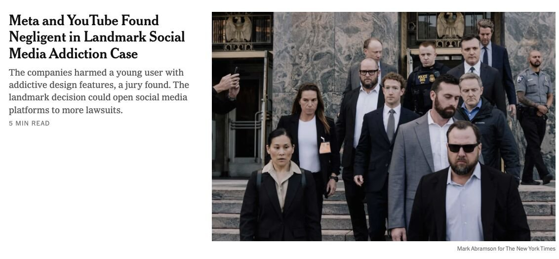 Big Tobacco Moment: The Risk and Opportunity for Social Media and Screen Time