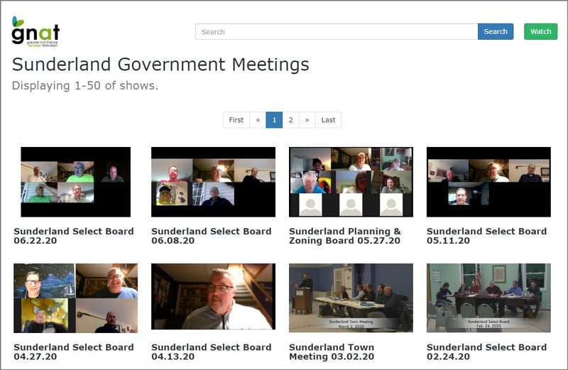 GNAT TV Government Video On Demand Website