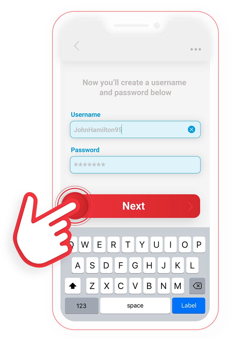 Illustration - RxLocal - Create Username & Password