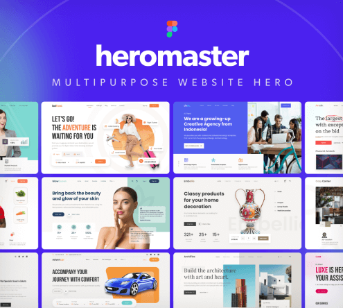 Create a stunning hero section for your website using this business focused set of beautiful free Figma templates.