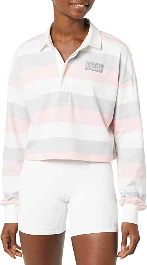 EleVen by Venus Williams Women's Deuce Rugby Long Sleeve