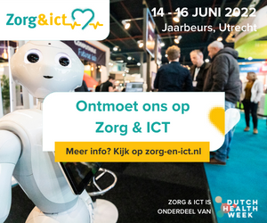 Poster announcing the Care & ICT Fair, 14-16 June 2022.