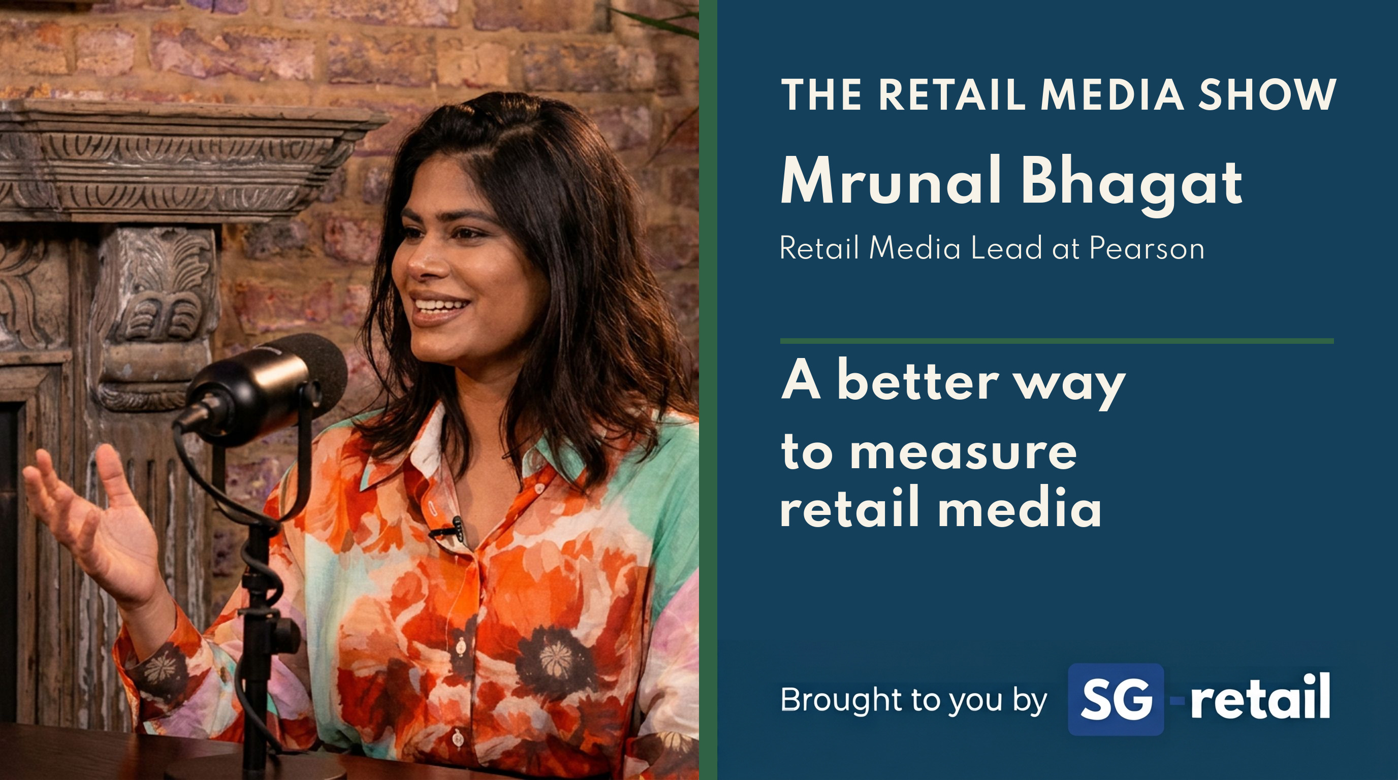 The Retail Media Show episode artwork for Mrunal Bhagat on measuring retail media