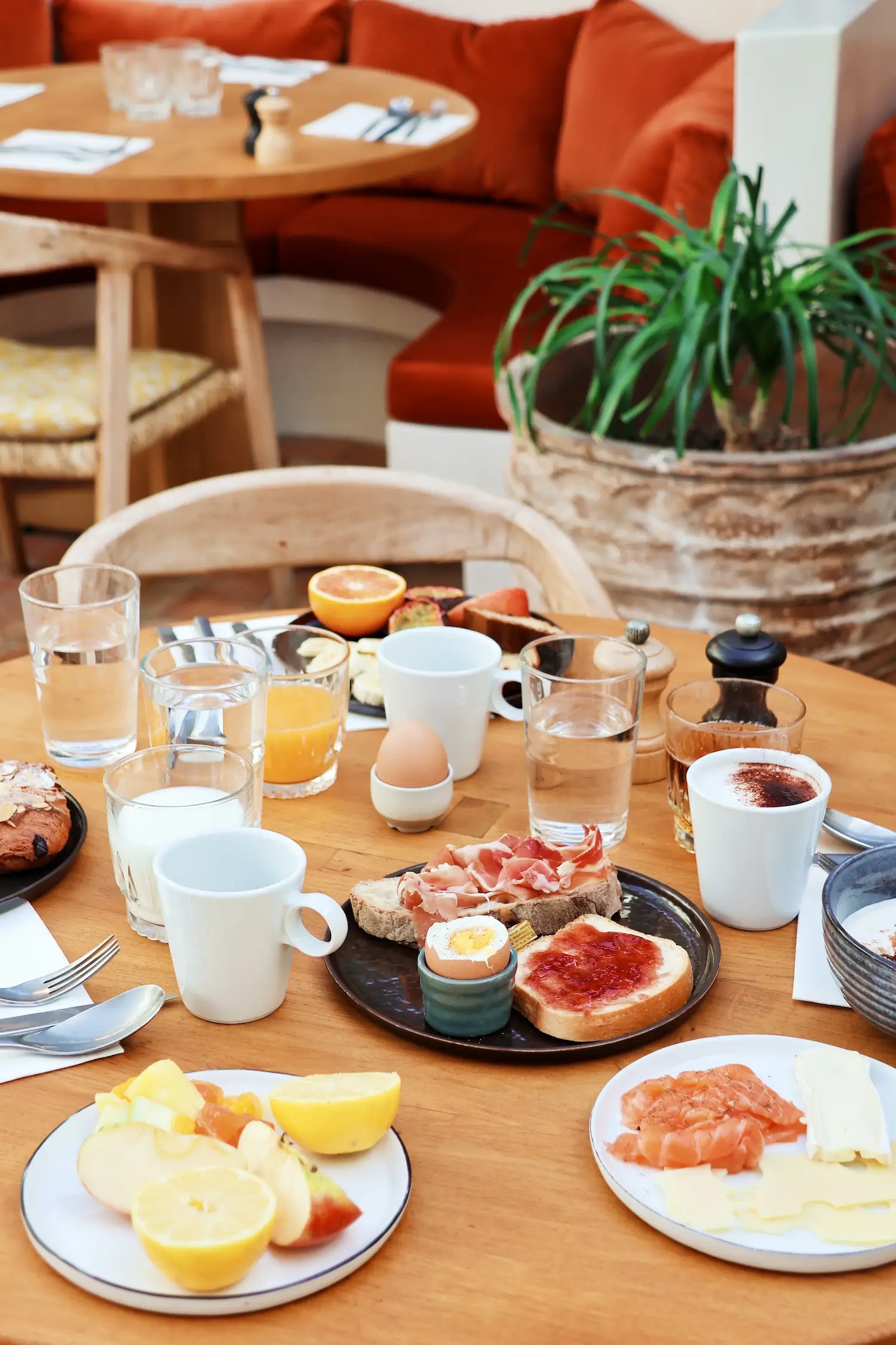 Petit déjeuner inclus au domaine Gao