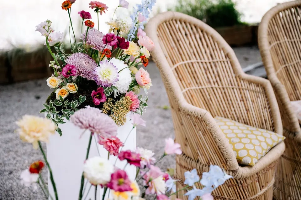 Décoration et lieu de mariage romantique en Provence