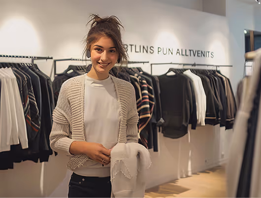 Vendeuse en magasin