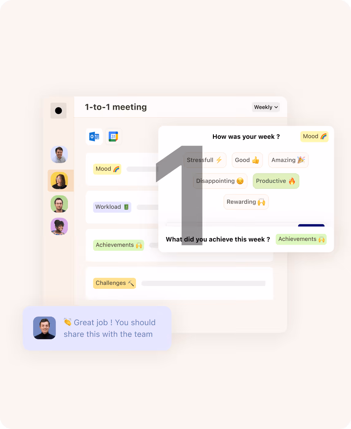 1. Structured 1-to-1 meetings
