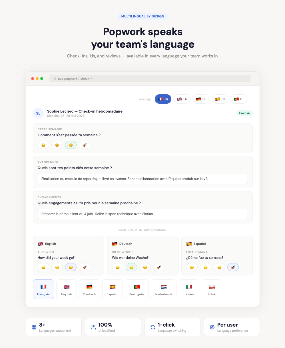 2. Multilingue – 5 langues