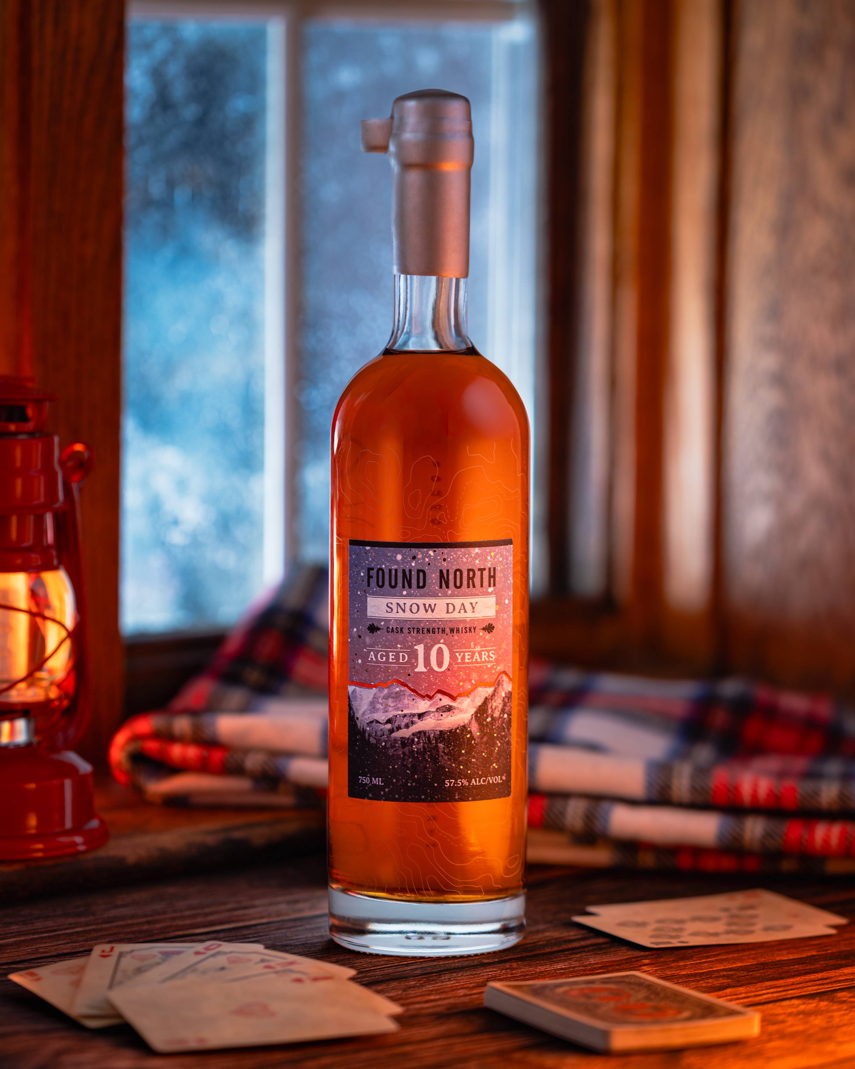 Thumbnail image of Found North Batch 001 Cask Strength Rye Whisky on a bench
