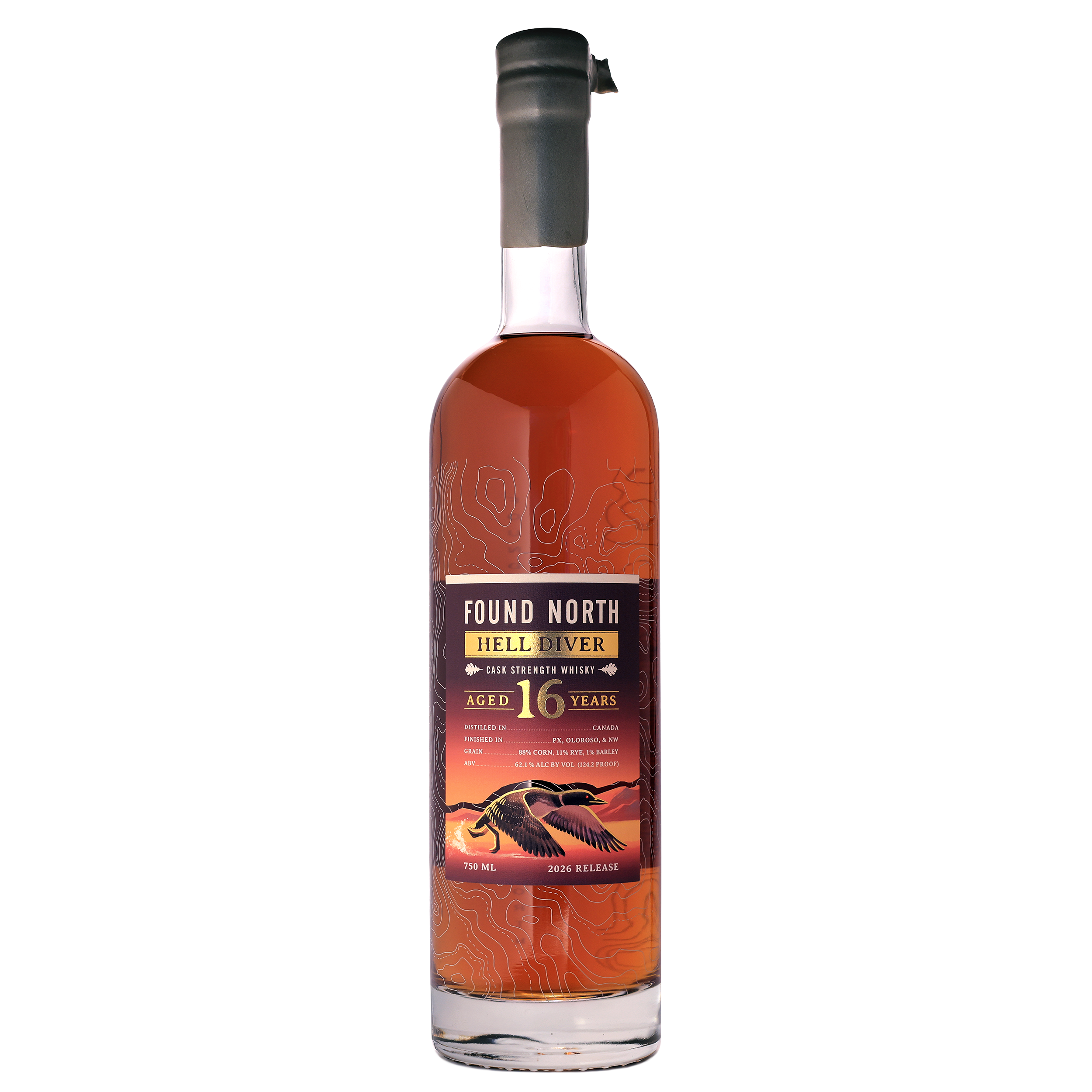 Thumbnail image of Found North Batch 001 Cask Strength Rye Whisky with transparent background