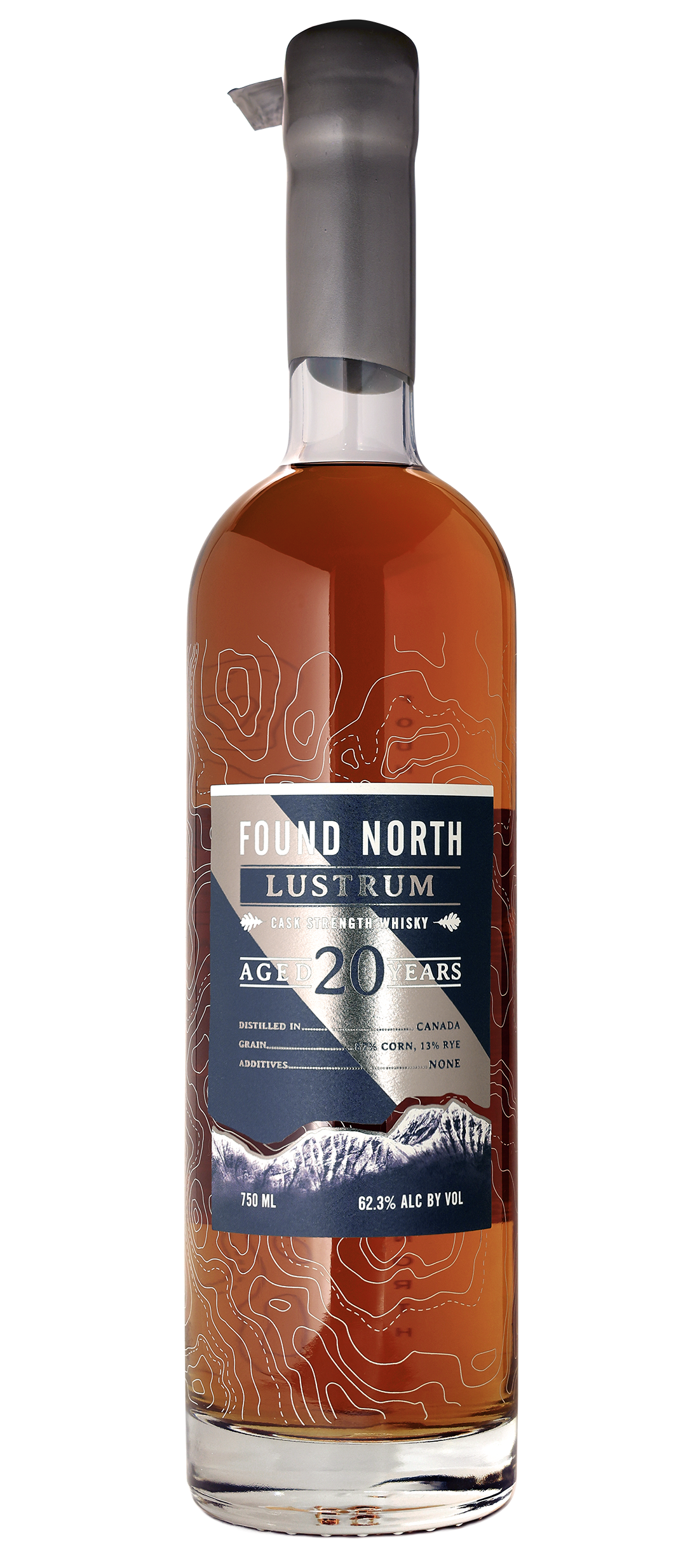 Image of Found North Batch 001 Cask Strength Rye Whisky with San Francisco World Spirits Competition Double Gold Medal