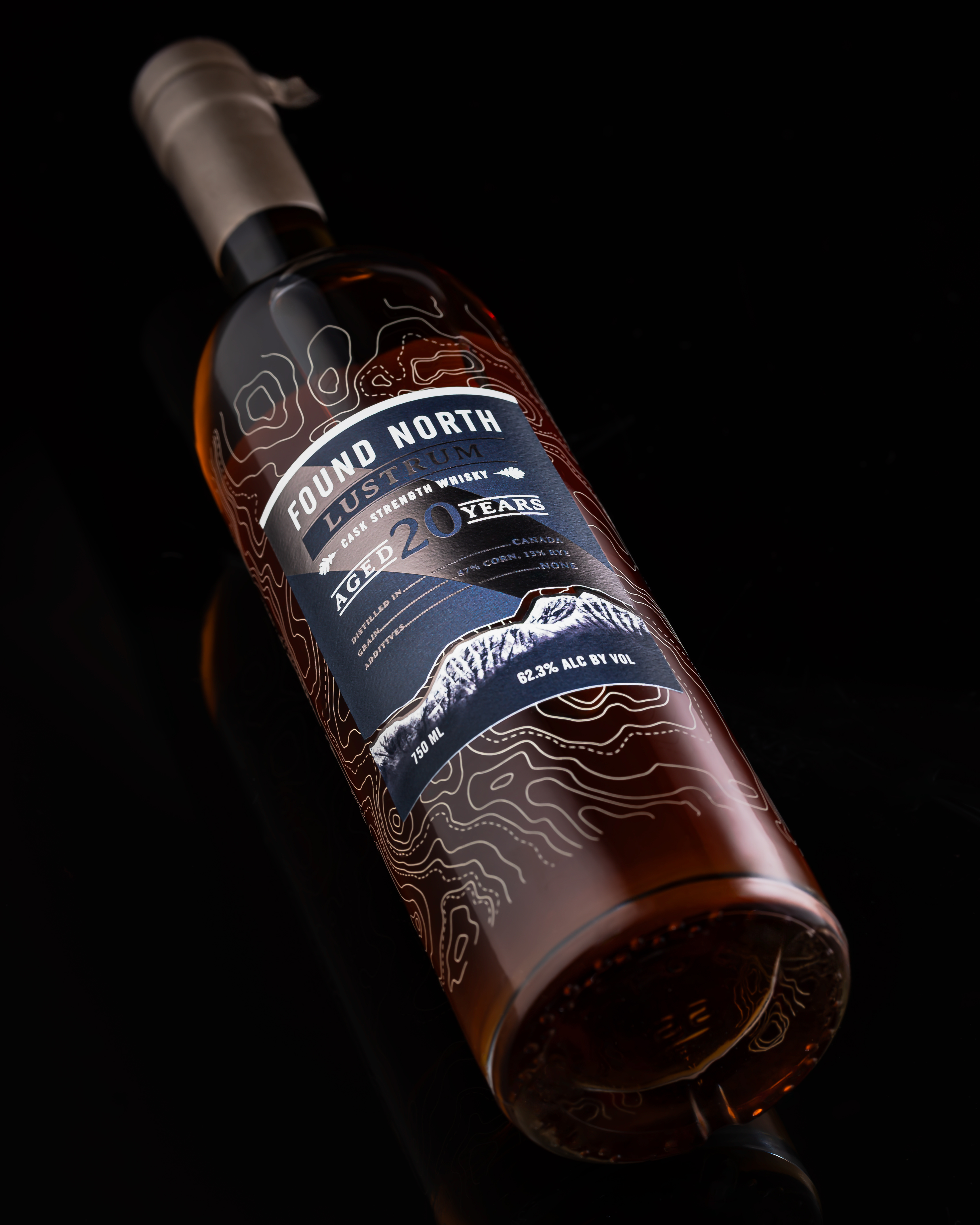 Thumbnail image of Found North Batch 001 Cask Strength Rye Whisky on a bench