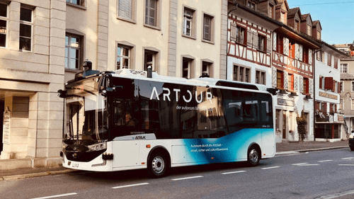 The First Full-Size Automated Bus Operating on Public Roads in ...
