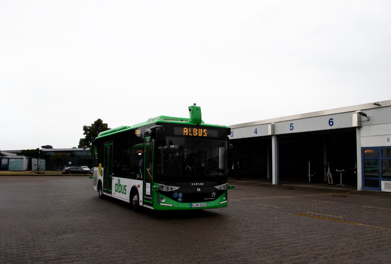 The First Full-Size Automated Bus Operating on Public Roads in Germany ...