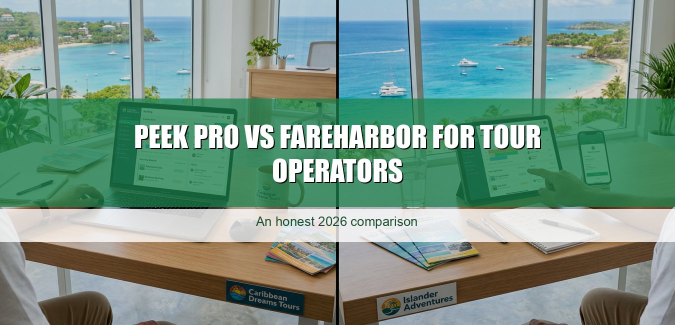 Peek Pro vs FareHarbor for Tour Operators