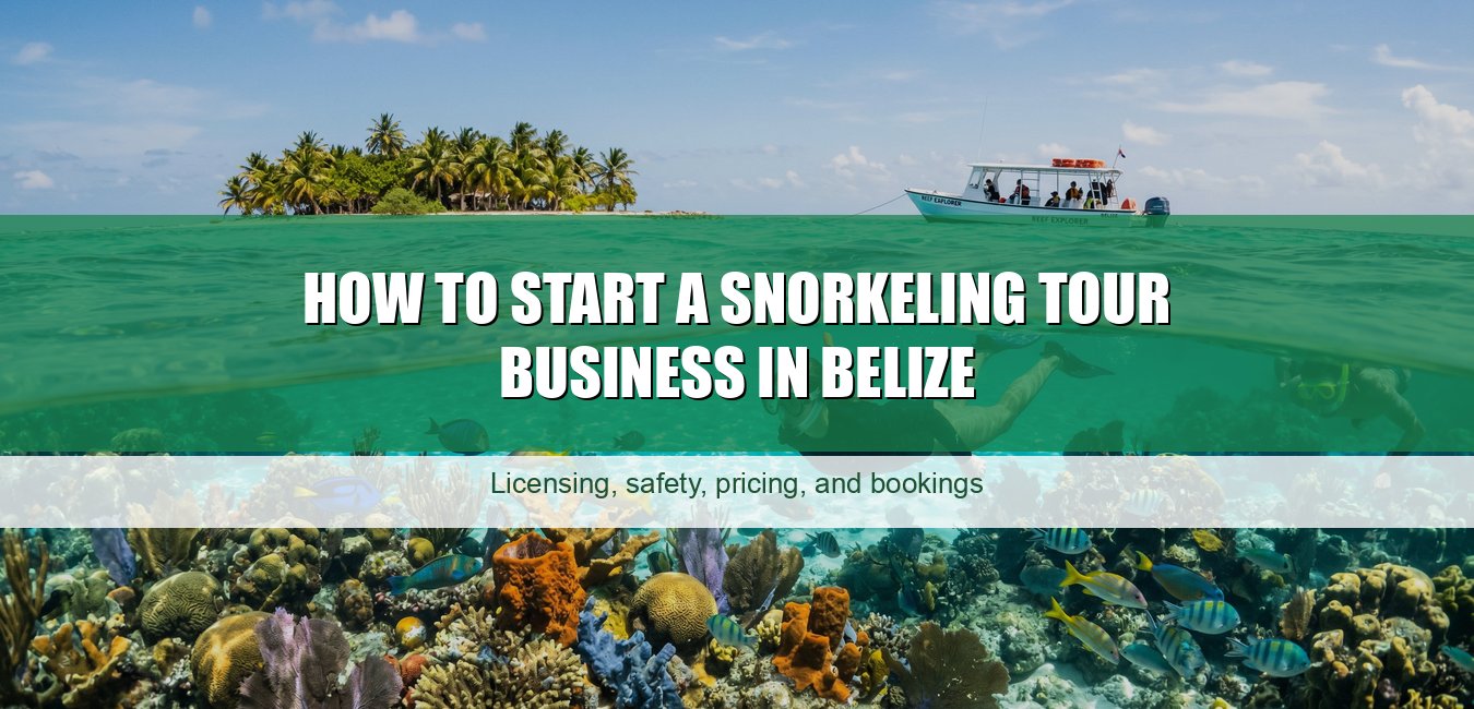 How to Start a Snorkeling Tour Business in Belize