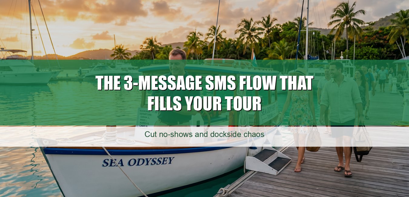 The 3-Message SMS Flow That Fills Your Tour