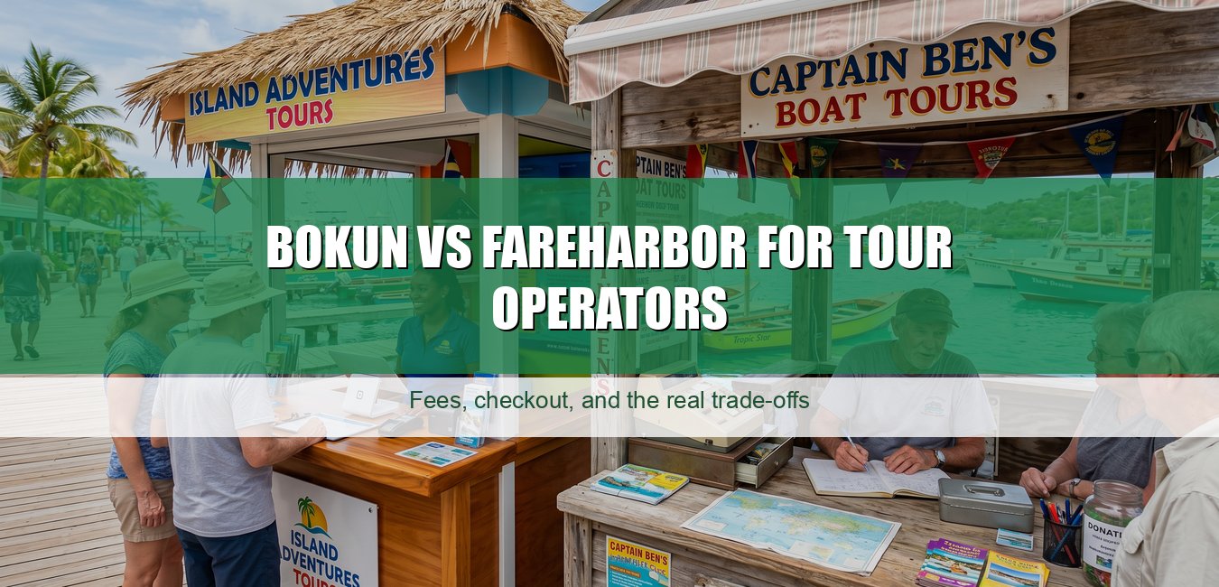 Bokun vs FareHarbor for Tour Operators