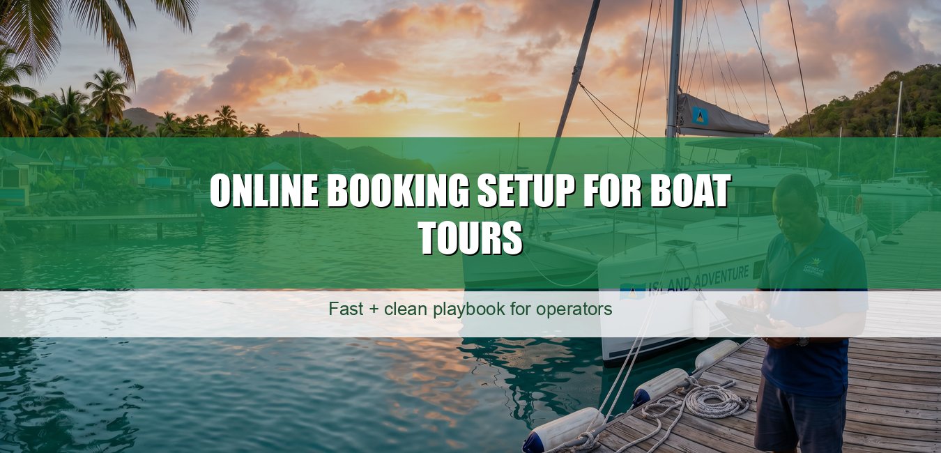 Online Booking Setup for Boat Tours (Fast + Clean)