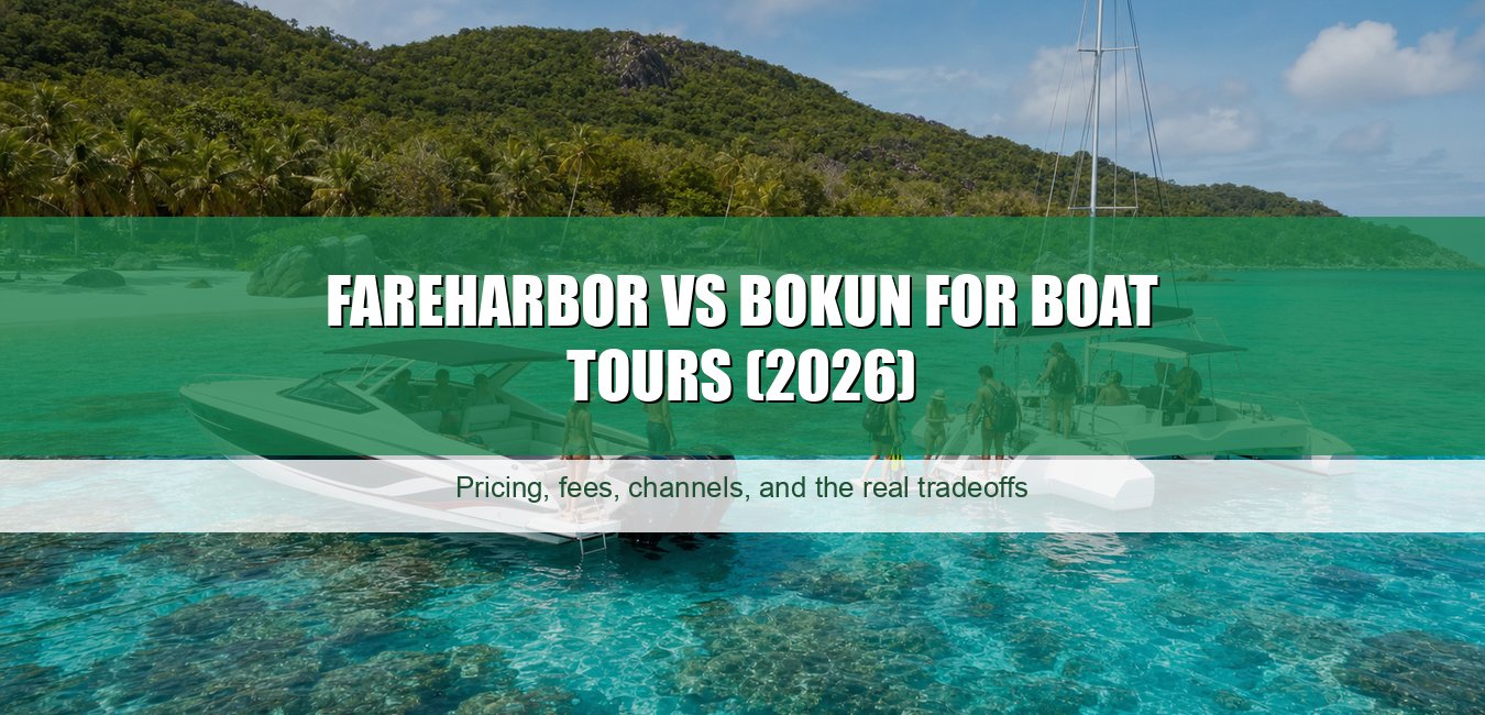 FareHarbor vs BOKUN for Boat Tours (2026)