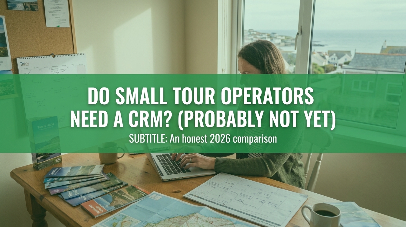 Do Small Tour Operators Need a CRM? Or Does Your Booking Software Already Do the Job?