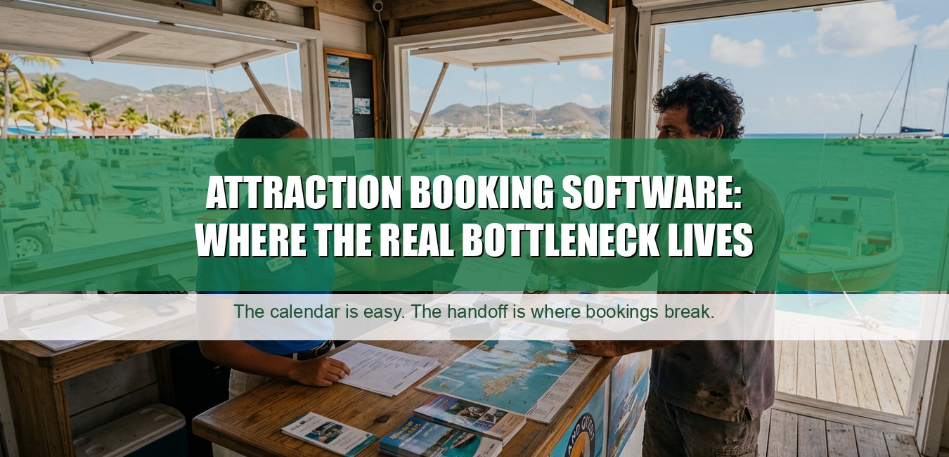 Attraction Booking Software: Where the Real Bottleneck Lives