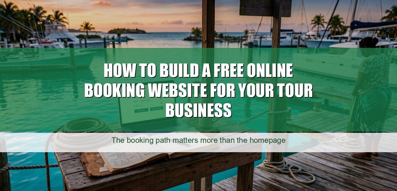 How to Build a Free Online Booking Website for Your Tour Business