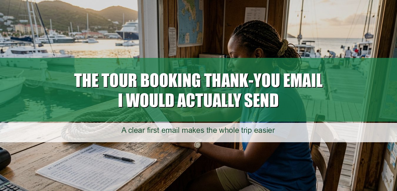 The Tour Booking Thank-You Email I Would Actually Send