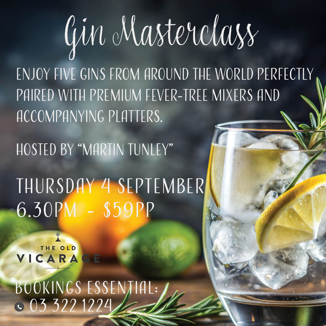 Gin Masterclass The Old Vicarage
