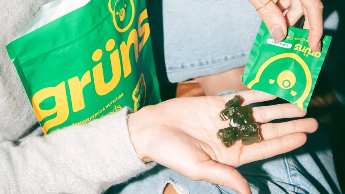 Gruns gummies and packaging