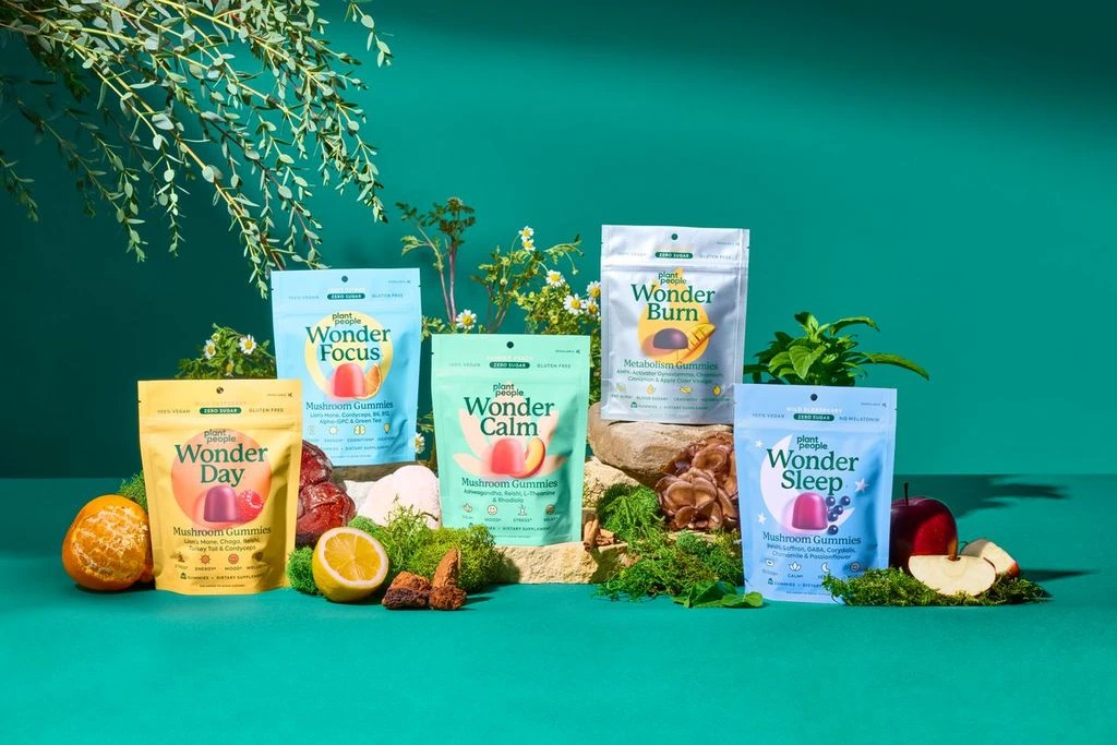 Plant People WonderDay, WonderFocus, WonderCalm, WonderBurn, and WonderSleep Gummies