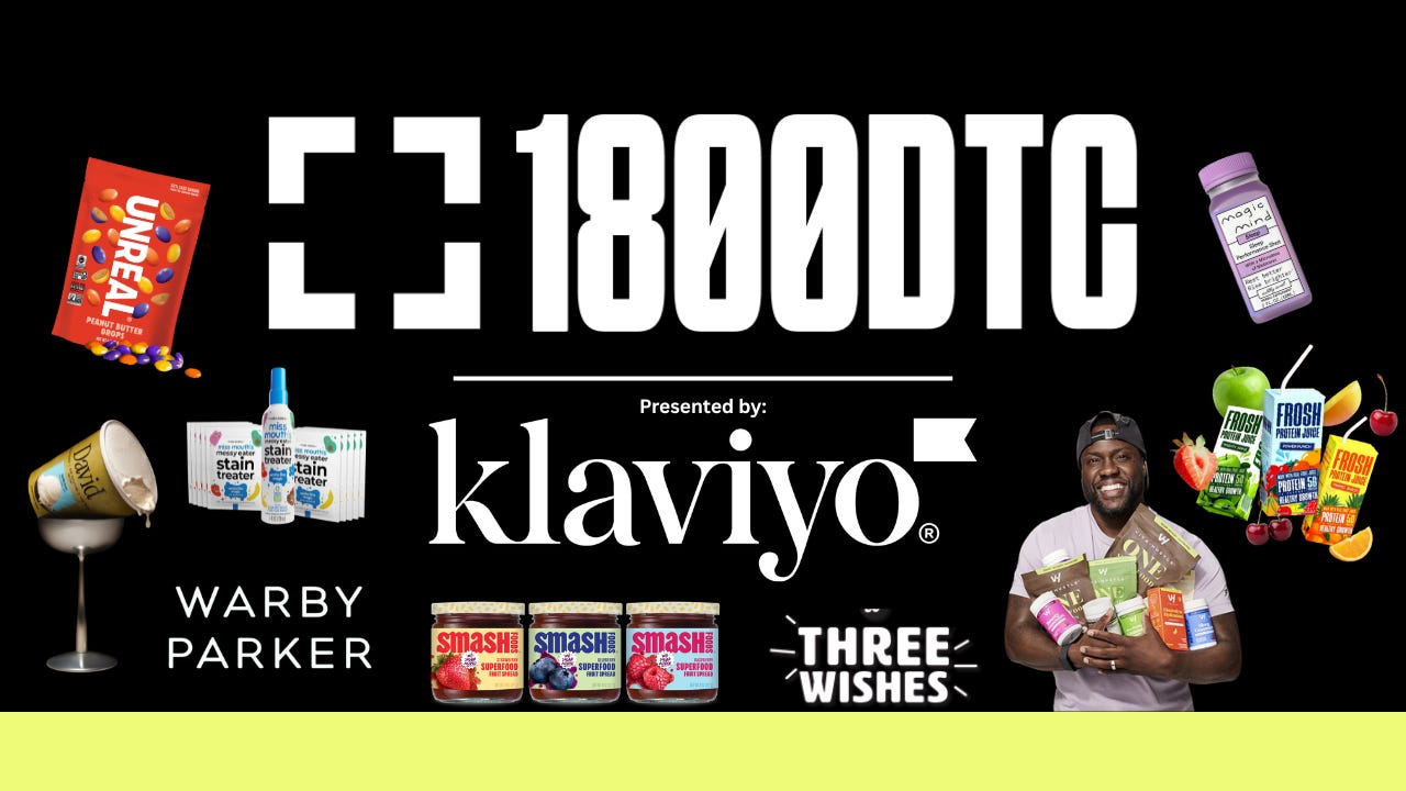 1800Hotline 017 // Warby Parker x Google x Samsung, $325M for a stain remover, and protein ice cream with wild macros