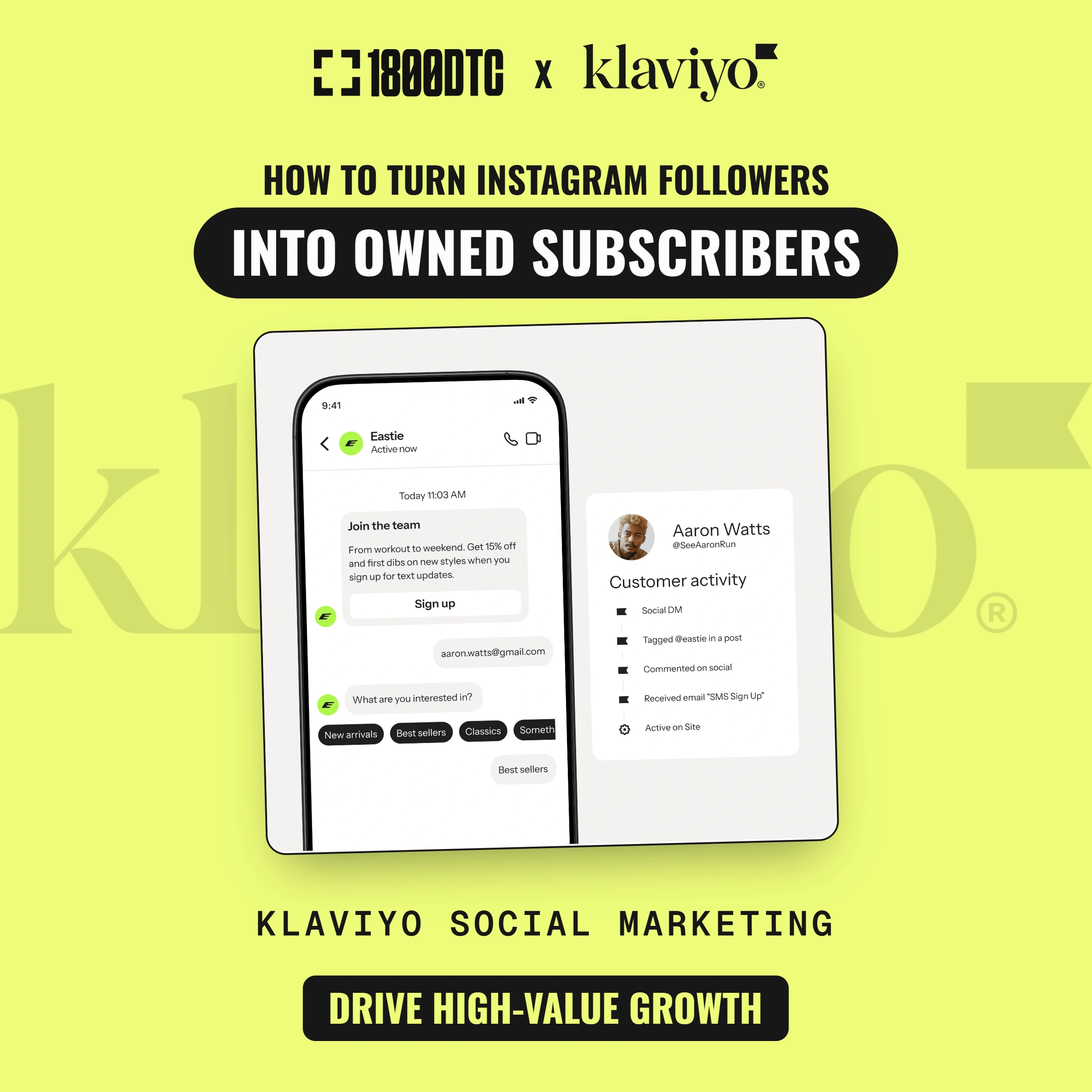 How to turn Instagram followers into owned subscribers