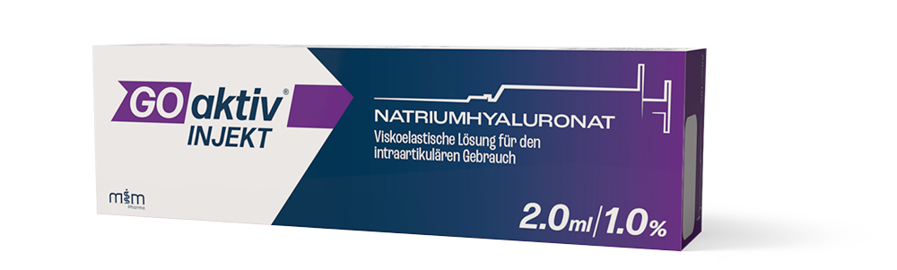 Medizinische Hyaluronsäure-Fertigspritze zur Arthrosebehandlung von Synovialgelenken