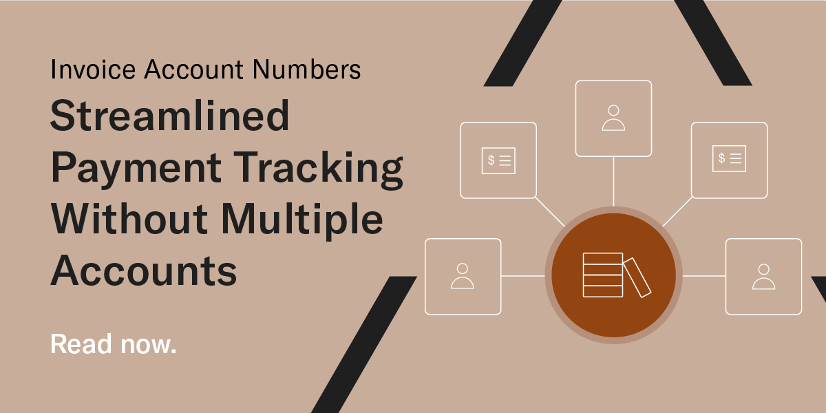 Read about invoice account numbers