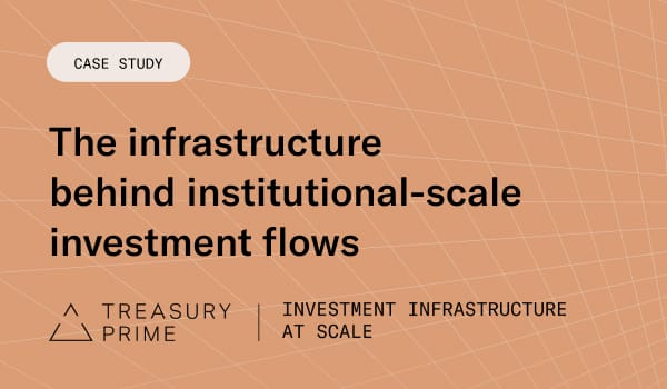 The infrastructure behind institutional-scale investment flows