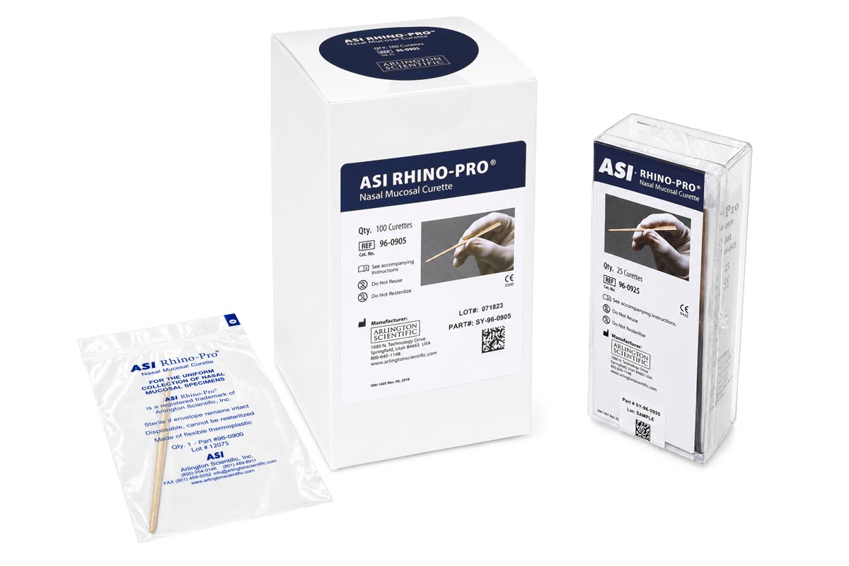 The Rhino-Pro Curette, ideal for rapid viral testing.