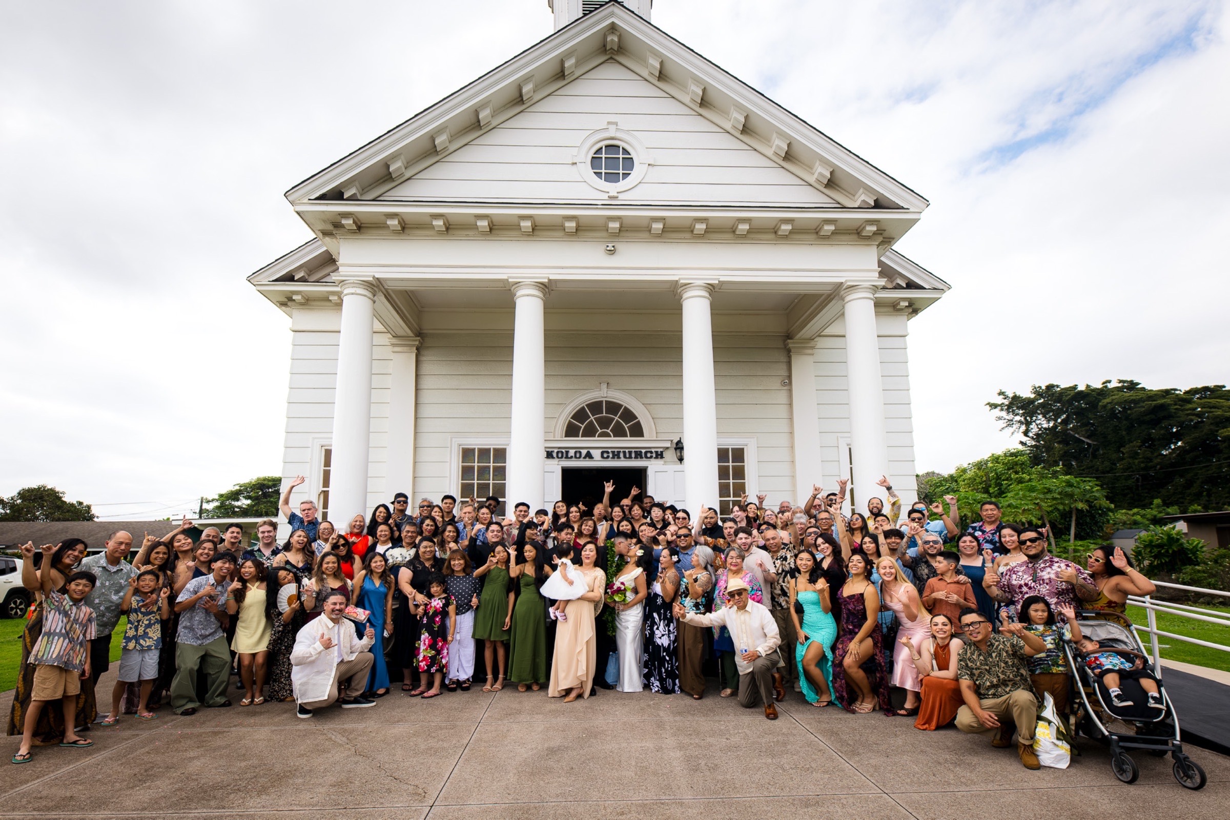 Koloa missionary church wedding kauai