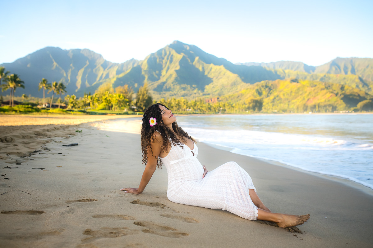 kauai maternity photographer