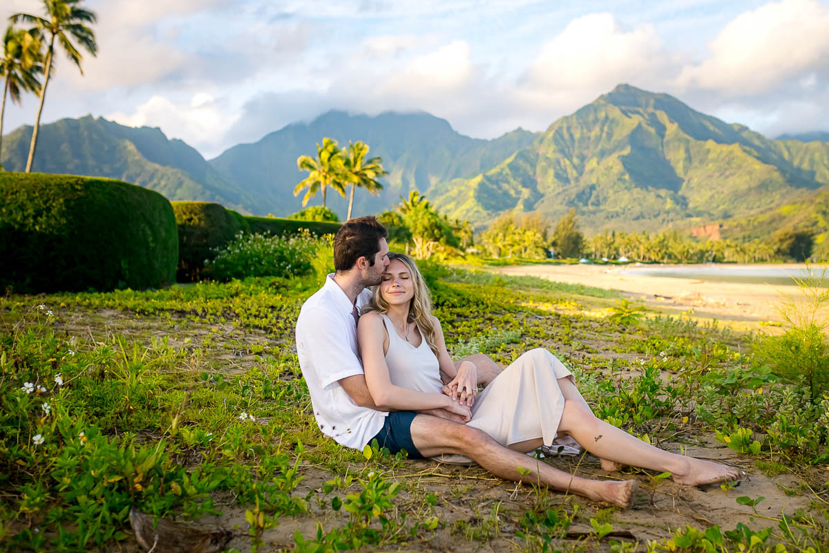 Romantic Engagement Photography Kauai