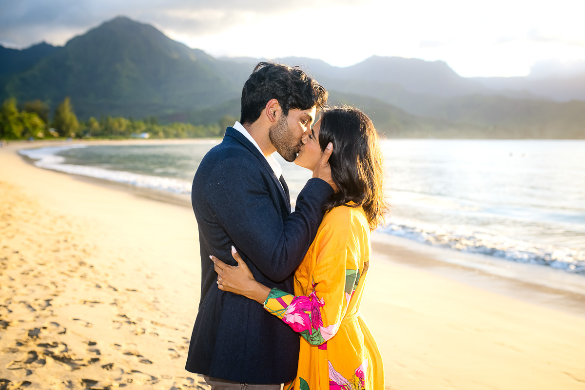 Kauai marriage proposal photographer